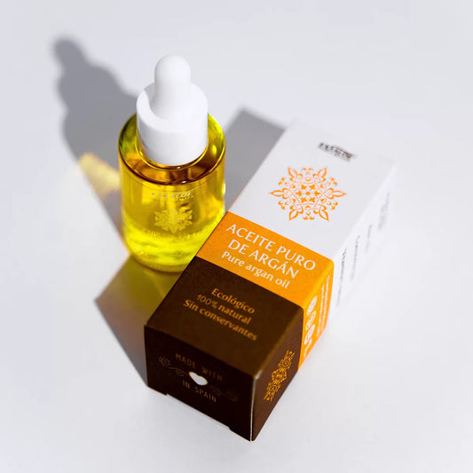 Textura aceite argán biológico puro – Sérum facial y capilar natural | Exialoe