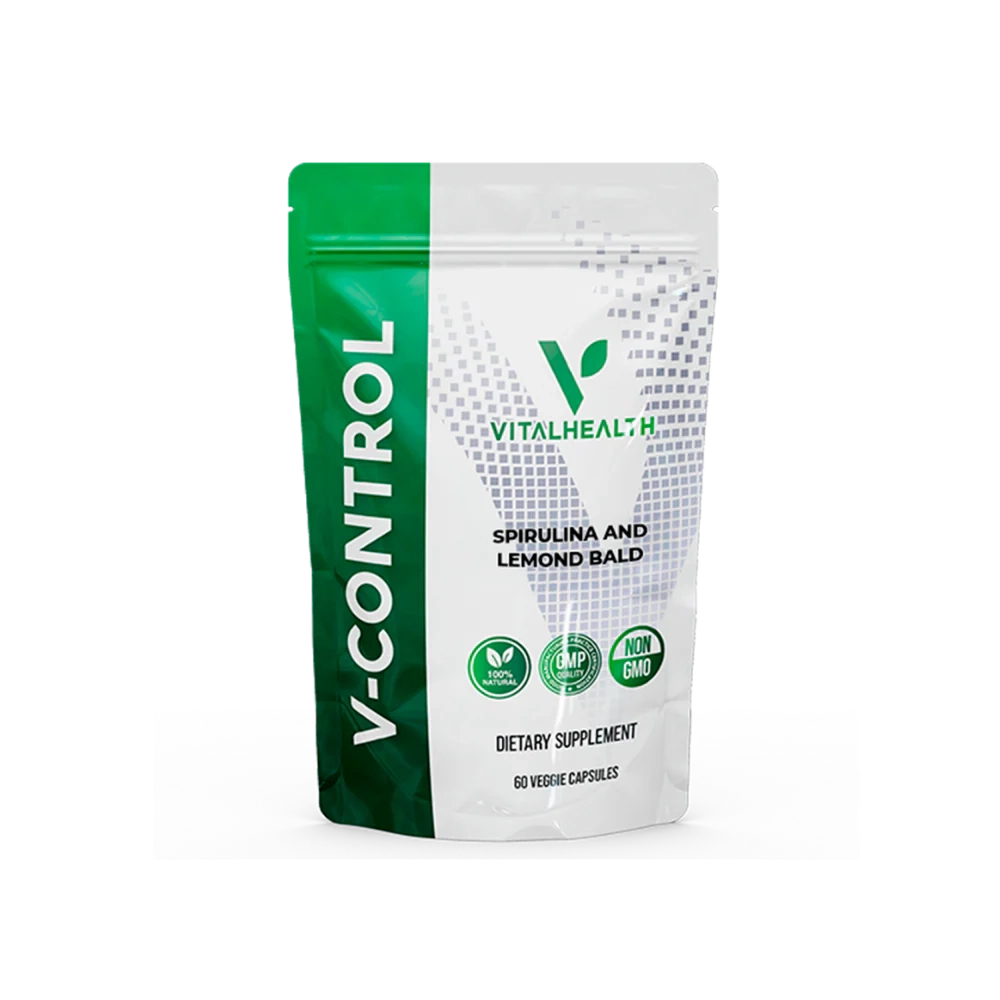 V-Control suplemento herbal para control de azúcar y apetito en cápsulas