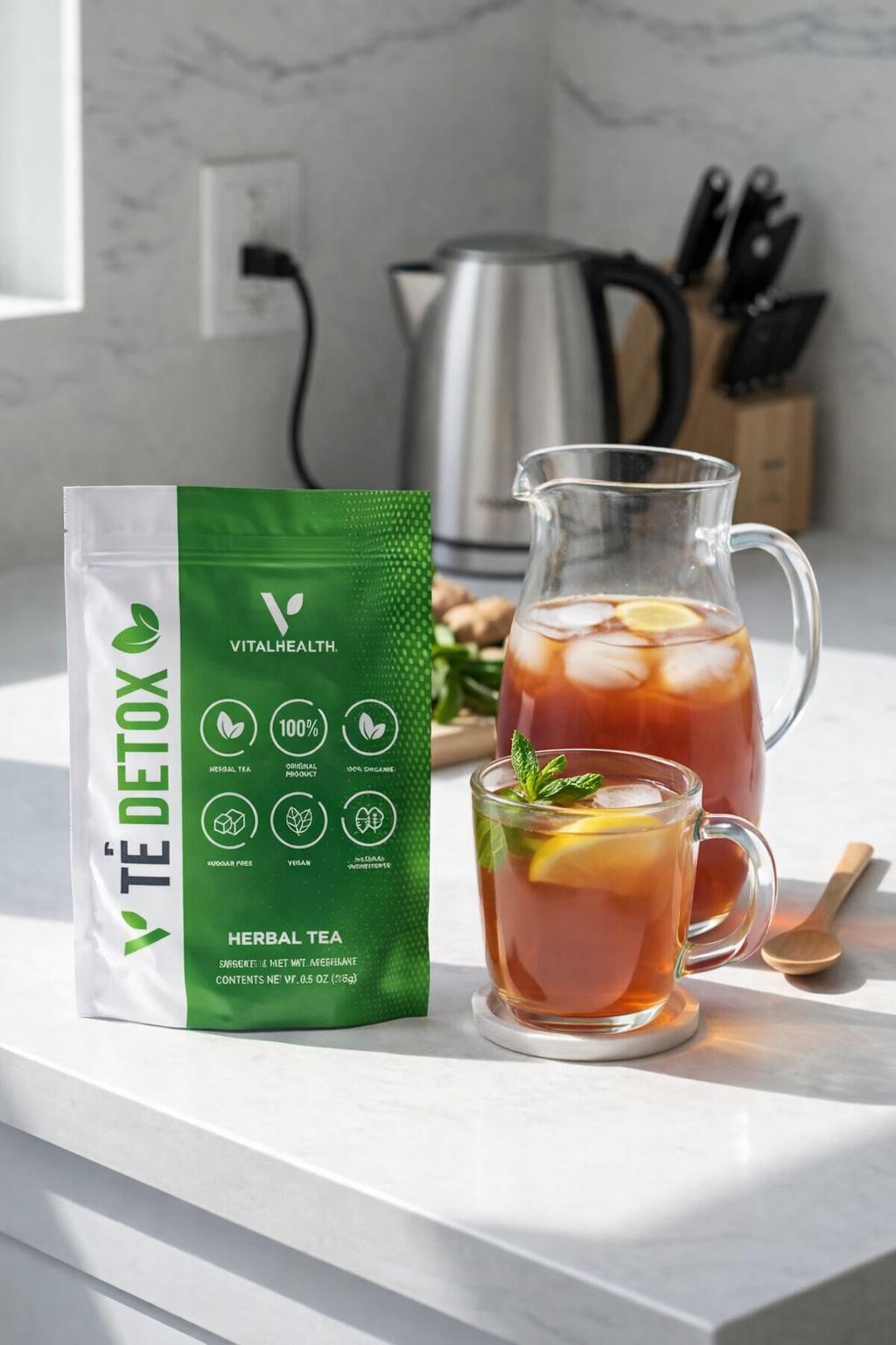 Té Detox Natural - Menos hinchazón y mejor digestión