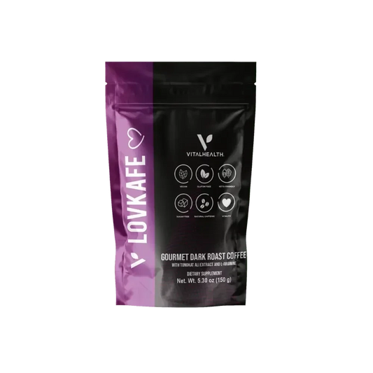 V-Lovkafe café funcional energizante con Tongkat Ali y Ginseng - VitalHealth