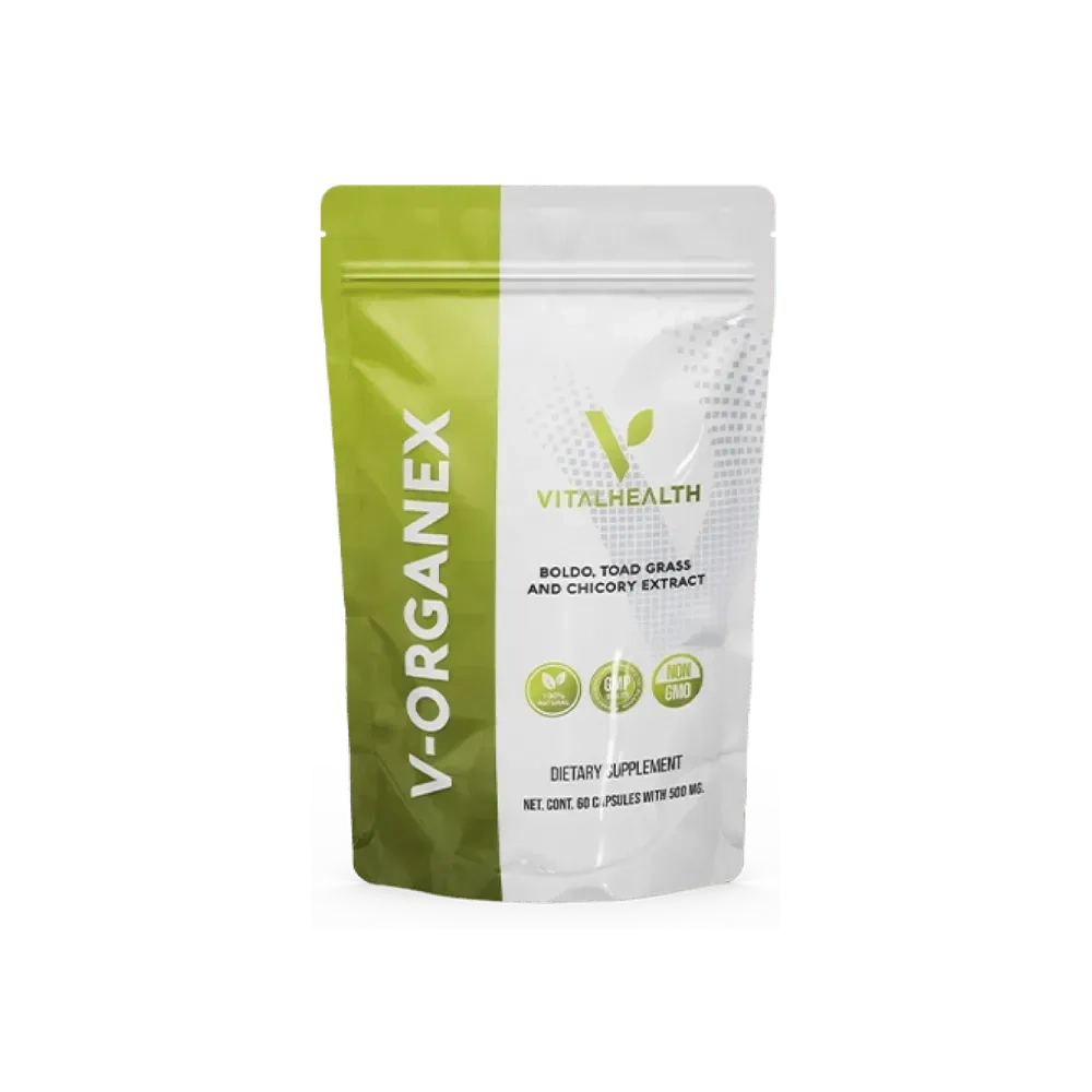 V-Organex | Cápsulas con Boldo, Alcachofa y Cardo Mariano