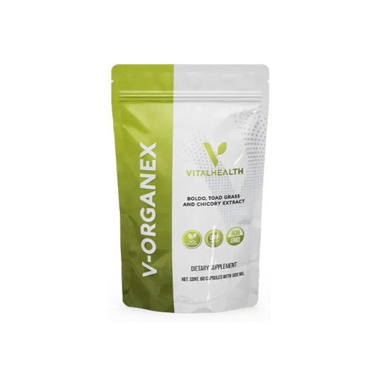 V-Organex | Cápsulas con Boldo, Alcachofa y Cardo Mariano