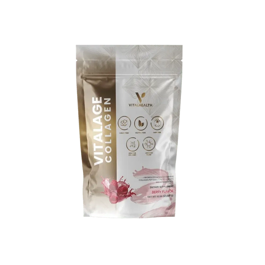V-Collagen suplemento de colágeno hidrolizado con sabor a berries