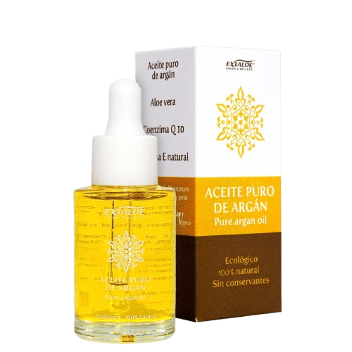 Aceite Puro de Argán Biológico – Hidratación natural para piel y cabello | Exialoe
