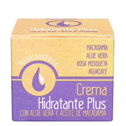 Crema Hidratante Plus con Aloe Vera y Aceite de Macadamia | Exialoe